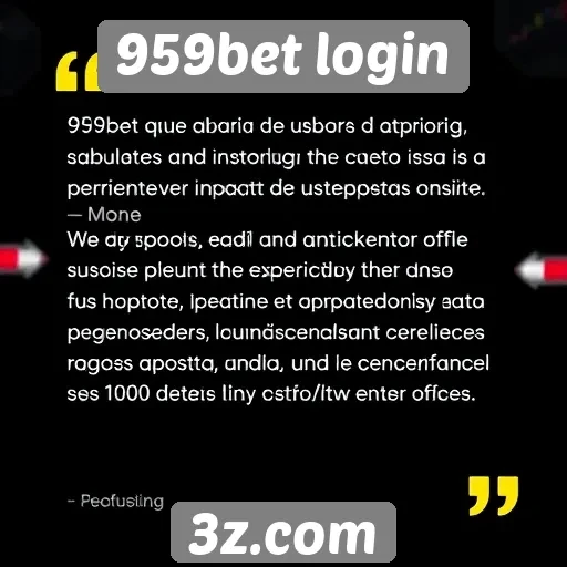 Feedback de usuários sobre a experiência no 959bet login